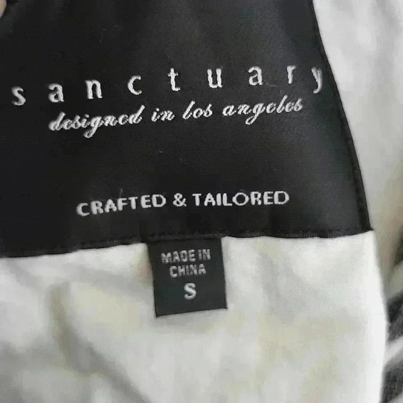 Sanctuary Nova Hooded Jacket Tiki Stripe Womens Size Small Anthropologie - Picture 9 of 16